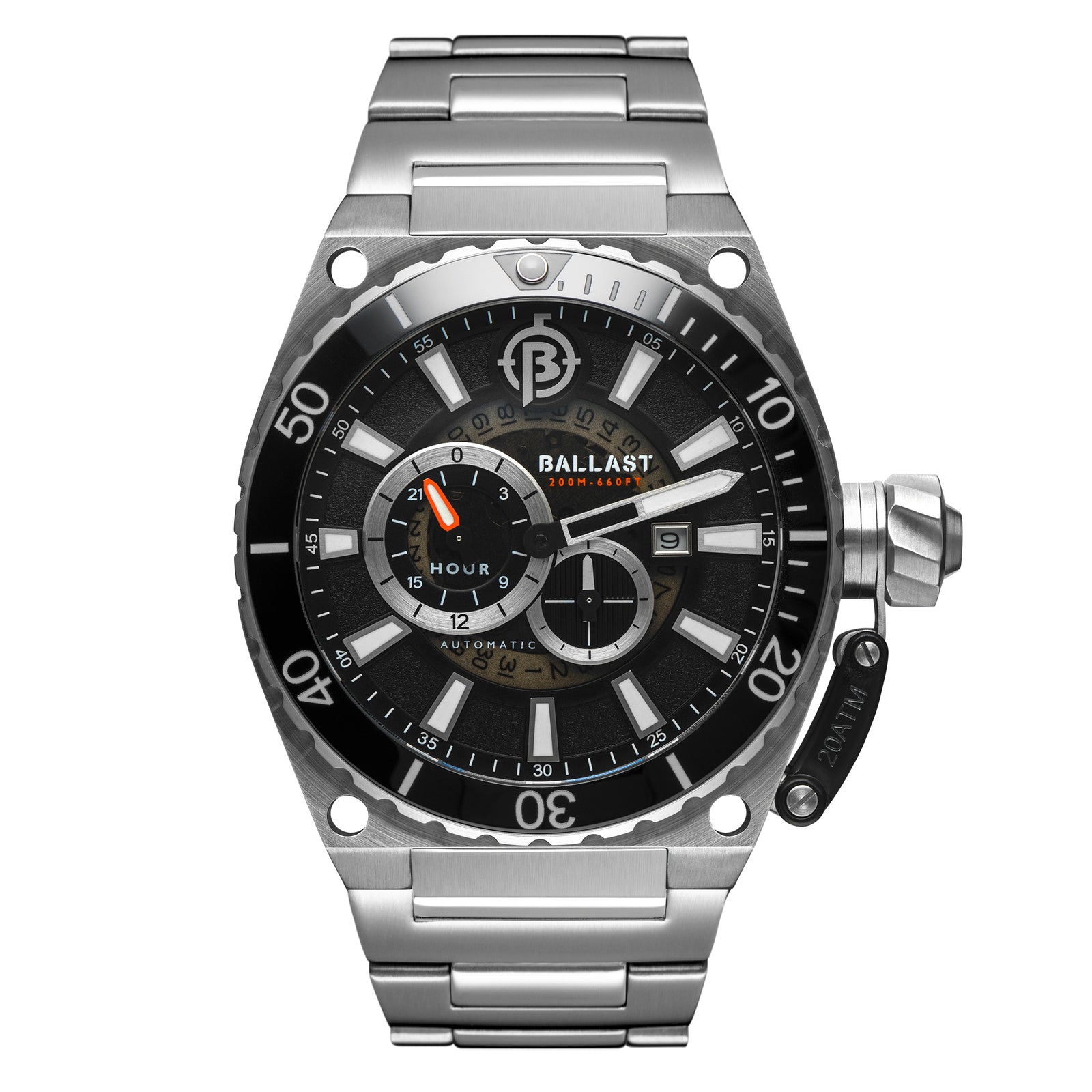 WatchBALLAST VALIANT OFFICER BLACK ROSE BL-3144-11 Automatic