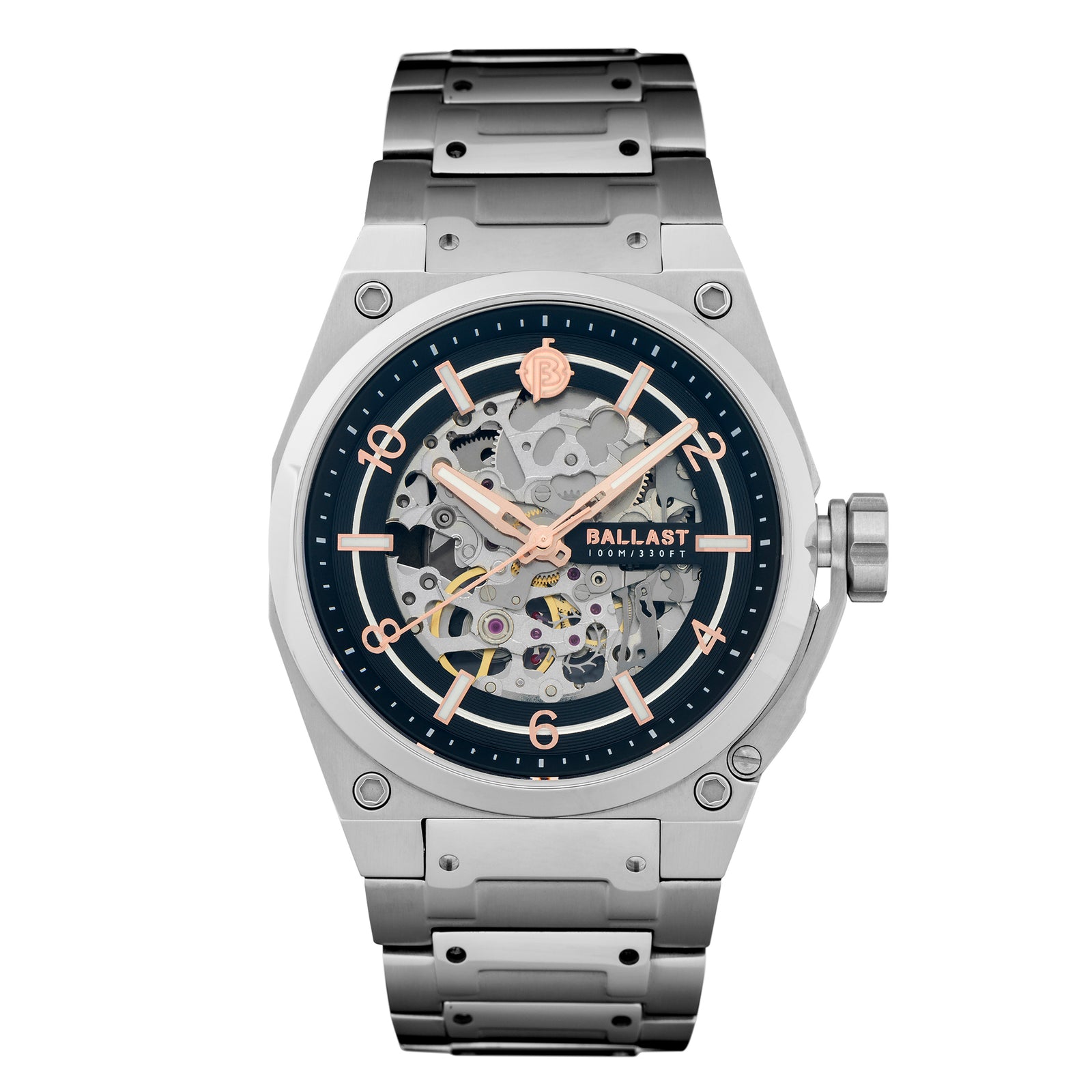 WatchBALLAST VALIANT OFFICER BLACK ROSE BL-3144-11 Automatic